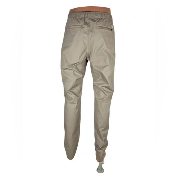 Vuori Mens Large Ripstop Climber Pants Stretch Waist Beige Casual Comfort EUC